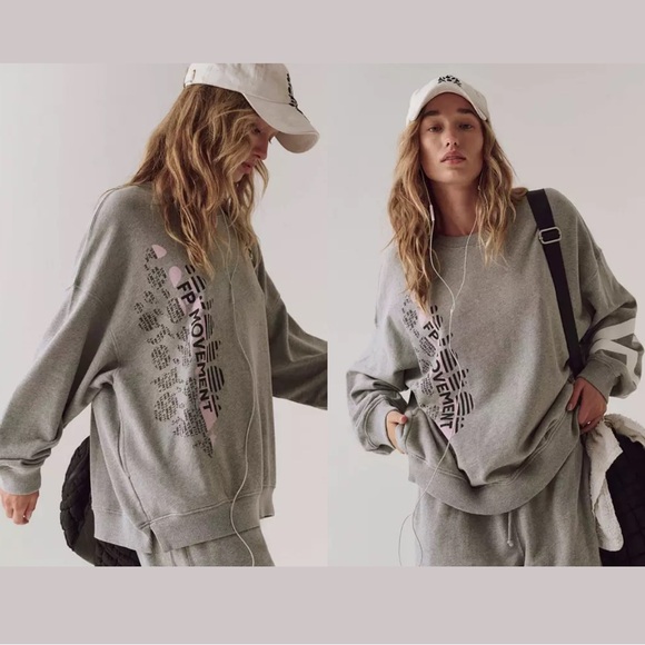 Free People Tops - NWT FREE PEOPLE FP Movement Women's All Star Logo Pullover size S, M, L